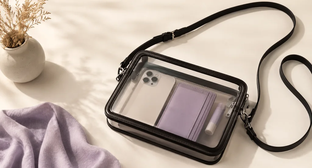 Vorspack Clear Leather Purse