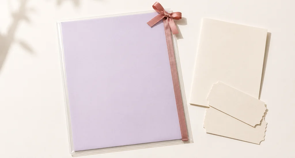 Kpop Photocard Holder with Ribbon