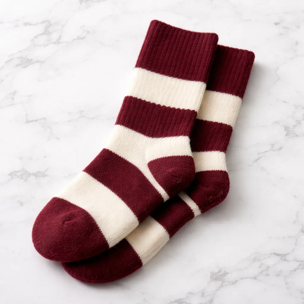 Matching Holiday Slipper Socks