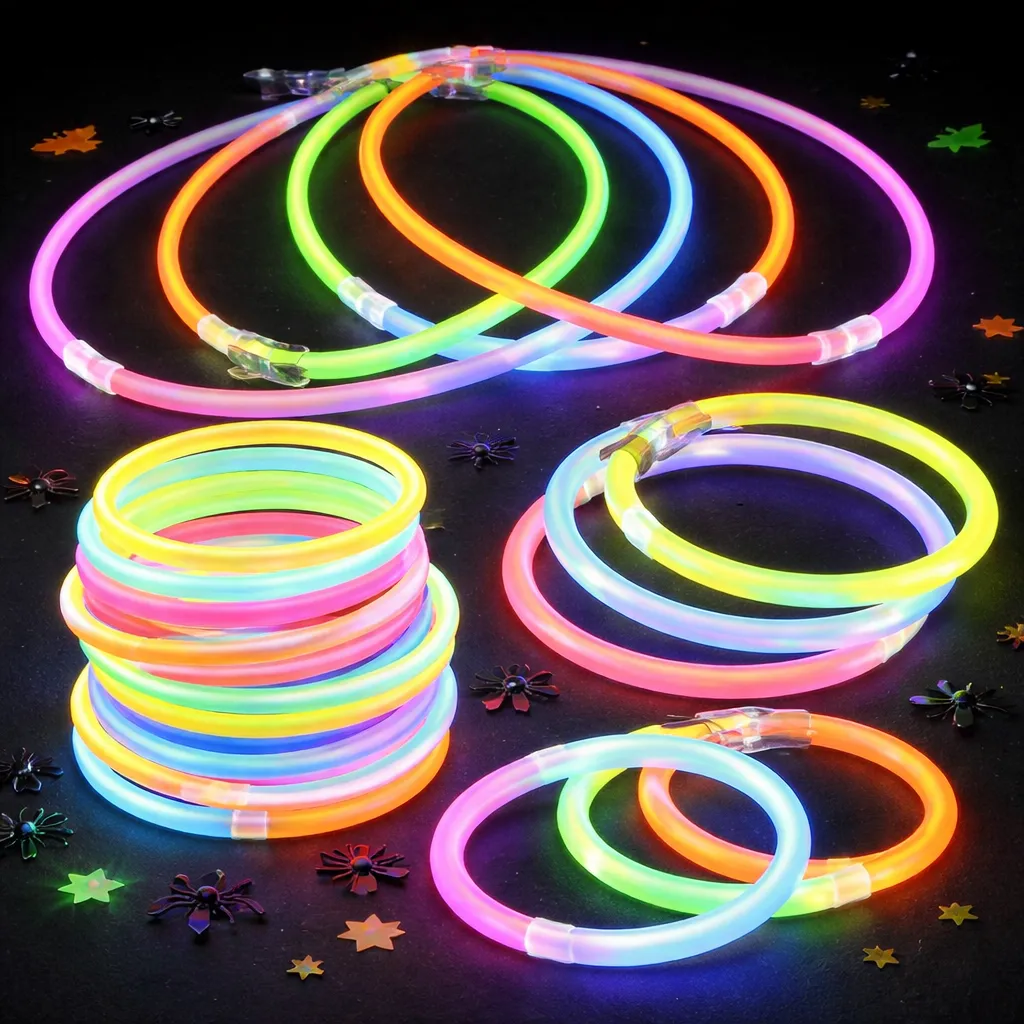 LED Glow Stick Bracelet Set